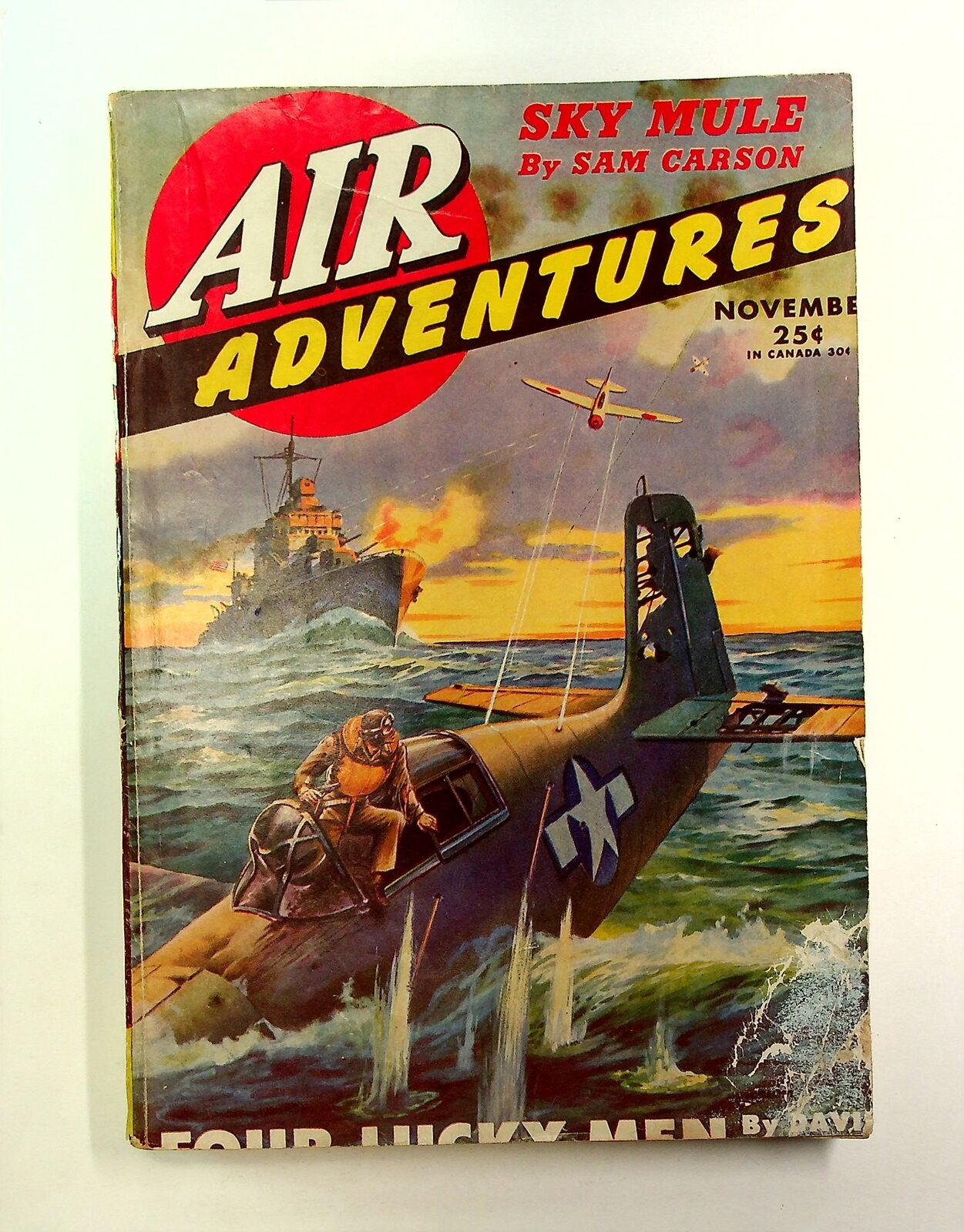 Air Adventures Pulp Nov 1945 Vol. 2 #1 GD TRIMMED Low Grade
