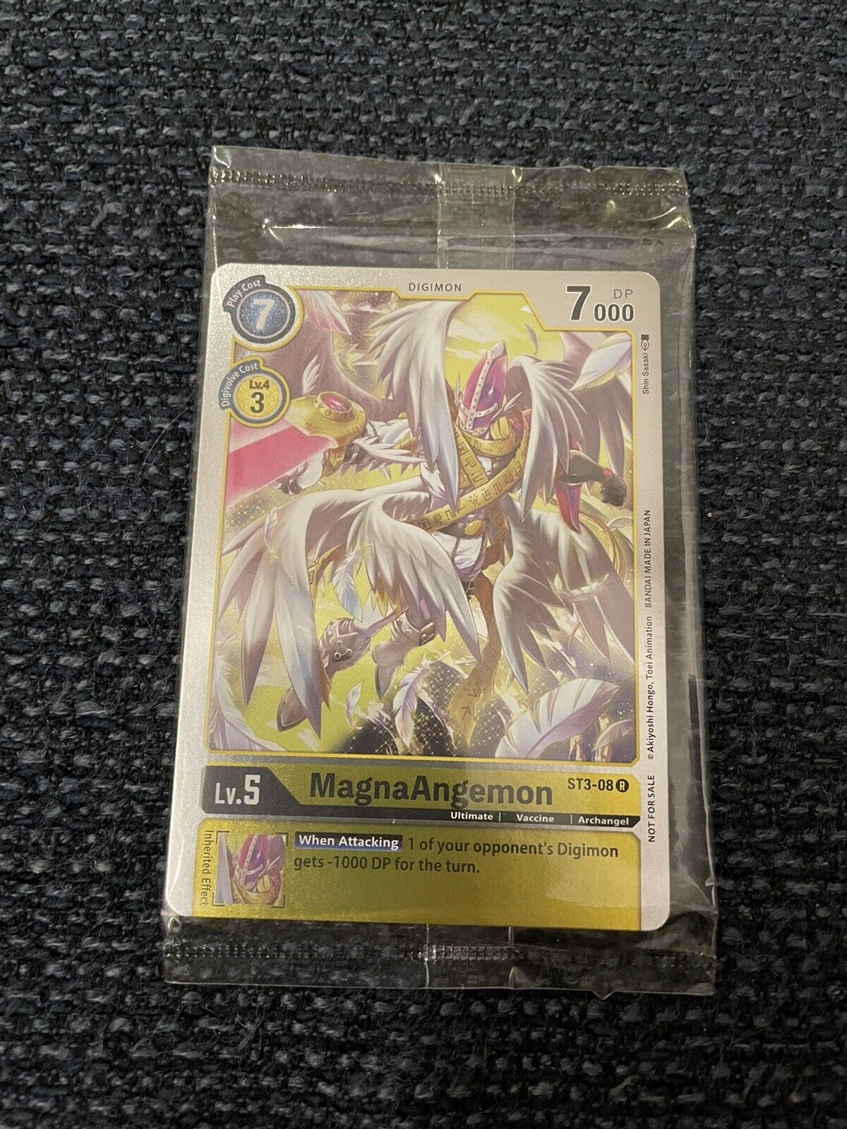Digimon Card Game MagnaAngemon Promo Pre-Release Winner Sealed ST3-08