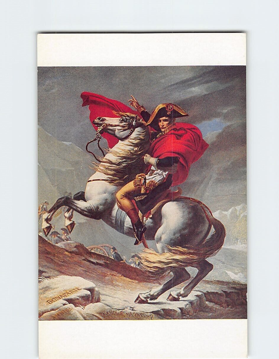 Postcard Napoléon Bonaparte 1er Consul By J. David, Musée de Versailles, France