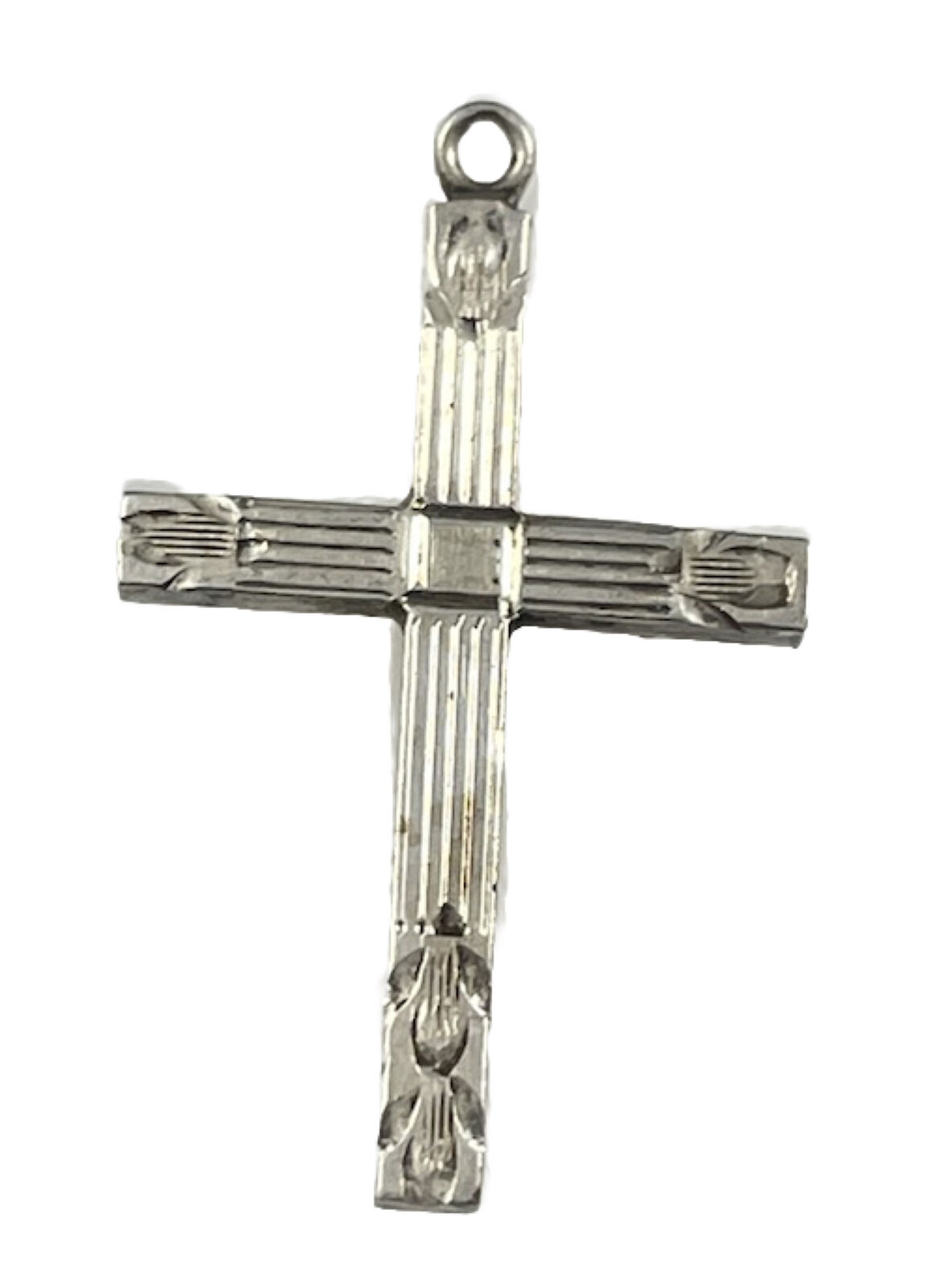 Vintage Catholic Sterling Silver Petite Cross, 1.6 Grams Silver