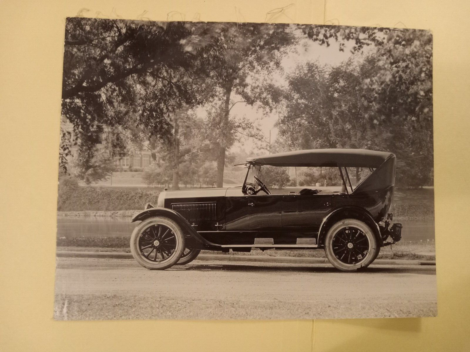 Old photo of a 1924  Studebaker special six  touring car
