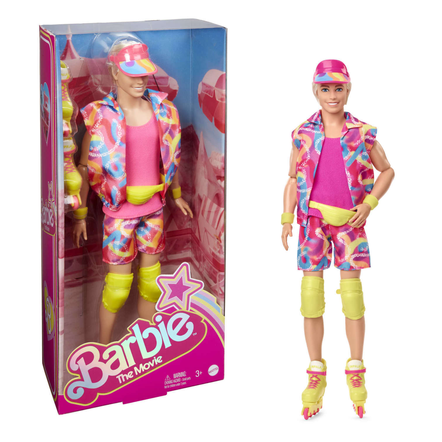 Barbie Ken Doll In Inline Skating Outfit - HRF28