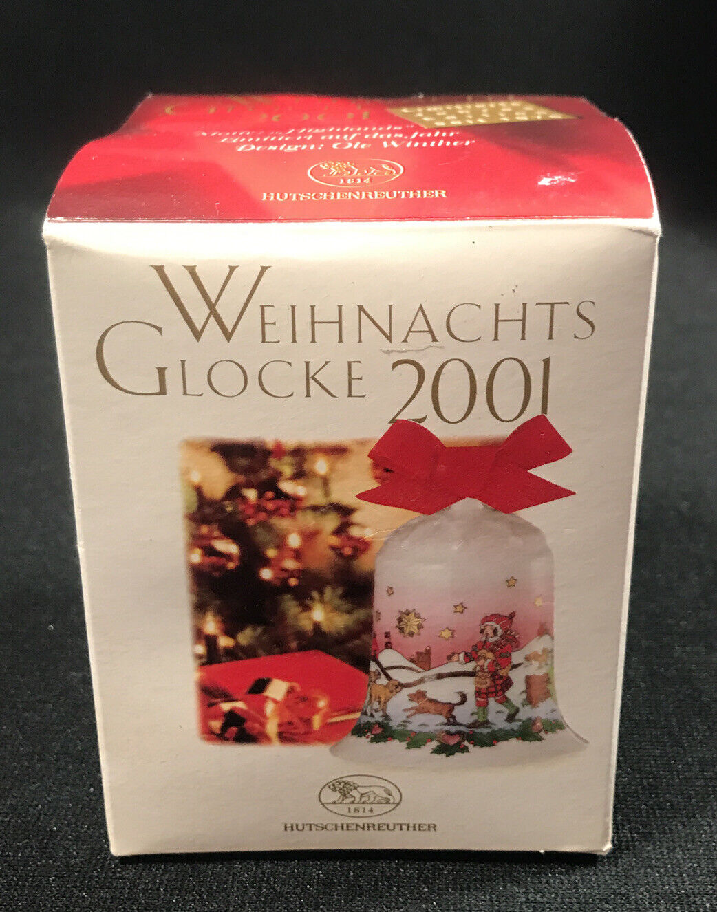 2001 Bell porcelain ornament Weihnachts Glocke Hutschenreuther Highlands Winthur