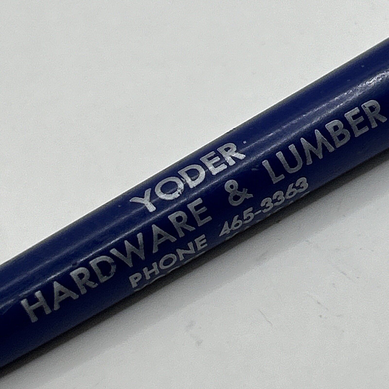 VTG Ballpoint Pen Yoder Hardware & Lumber Kansas