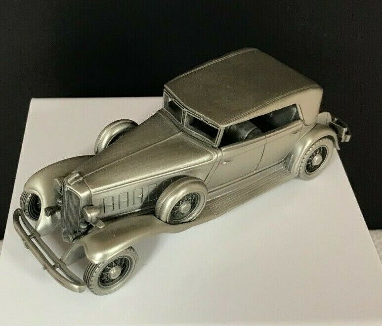 Danbury Mint Pewter Cars Of The World 1932 Chrysler Lebaron in Original Box