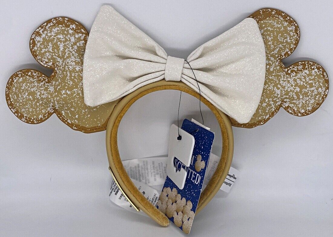 Disney Loungefly Beignet French Quarter Port Minnie Mouse Ears Headband Scented