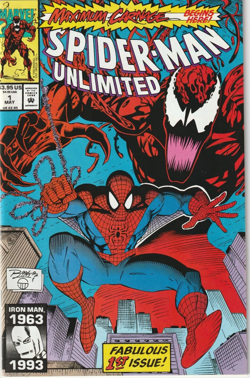 Spider-Man Unlimited #1 Vol. 1 1st App of Shriek Marvel Comics 1993 NM+