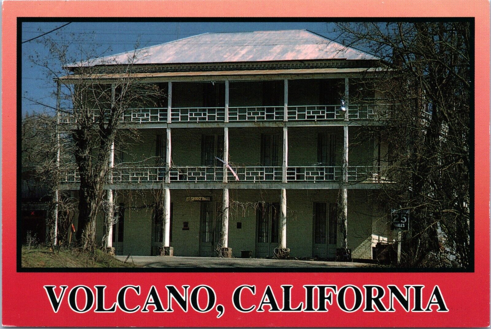 Volcano CA Gold Rush Era St. George Hotel National Register Historic Places