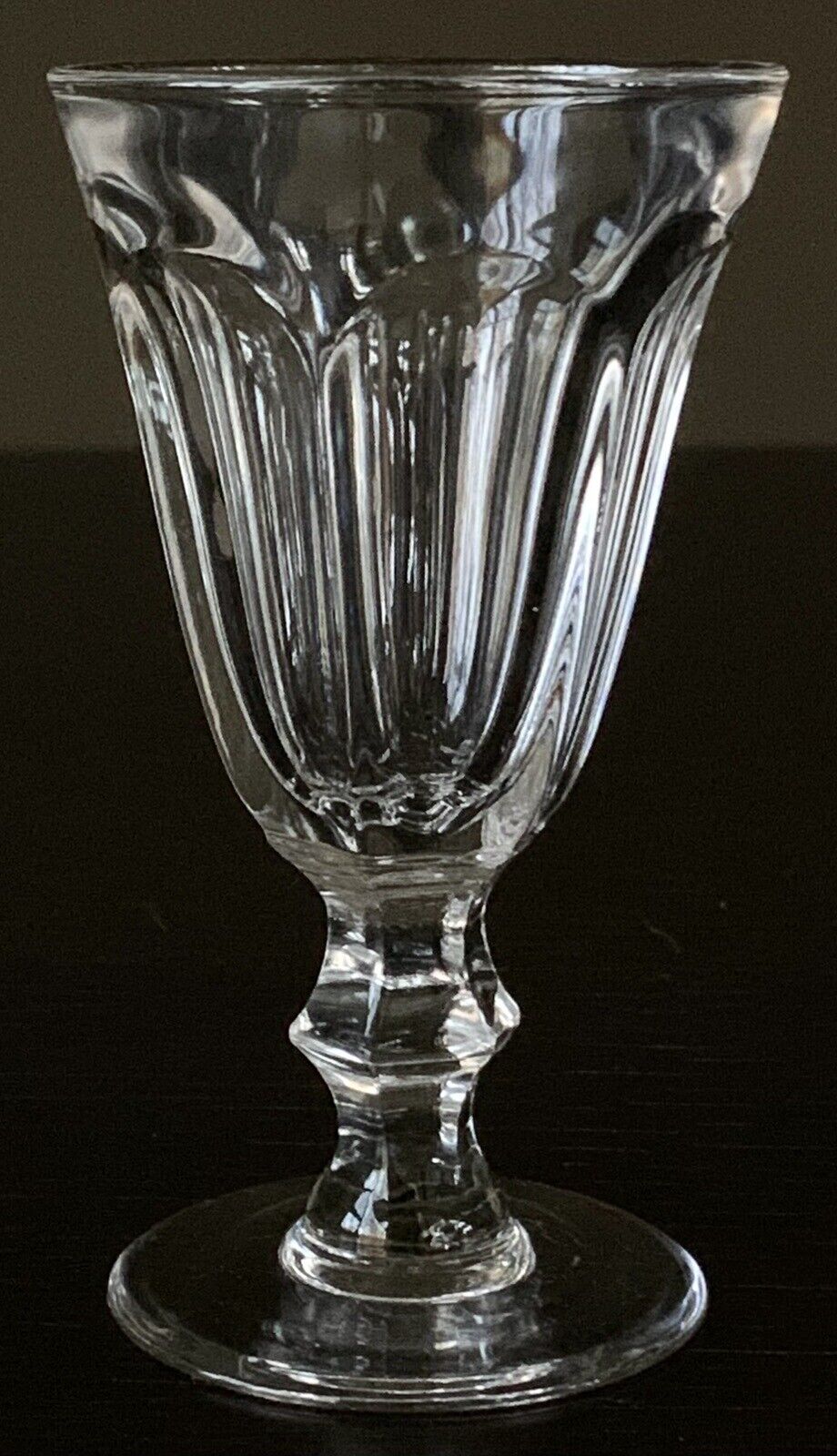 NOS Vintage Bayel Wine Claret Sherry Americana Crystal Glass France Mint no tag