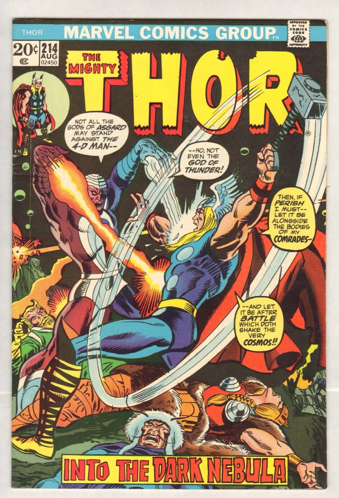 Thor #214 (VF+) (1973, Marvel) HIGH GRADE