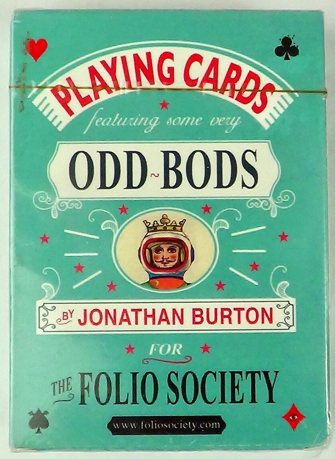 Odd Bods Folio Society Playing Cards Set New Sealed Full Deck Jonathan Burton