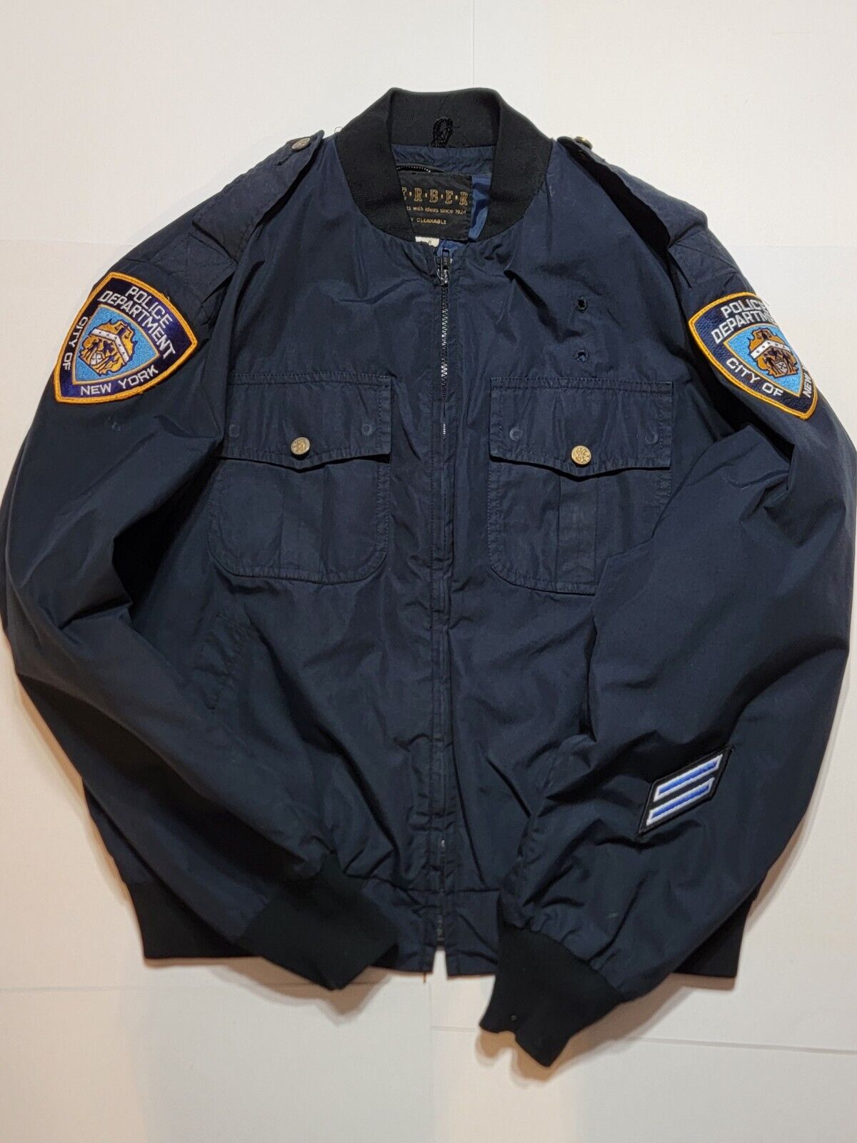 Vintage New York City Police Department NYPD Prop Film JACKET Size Medium 