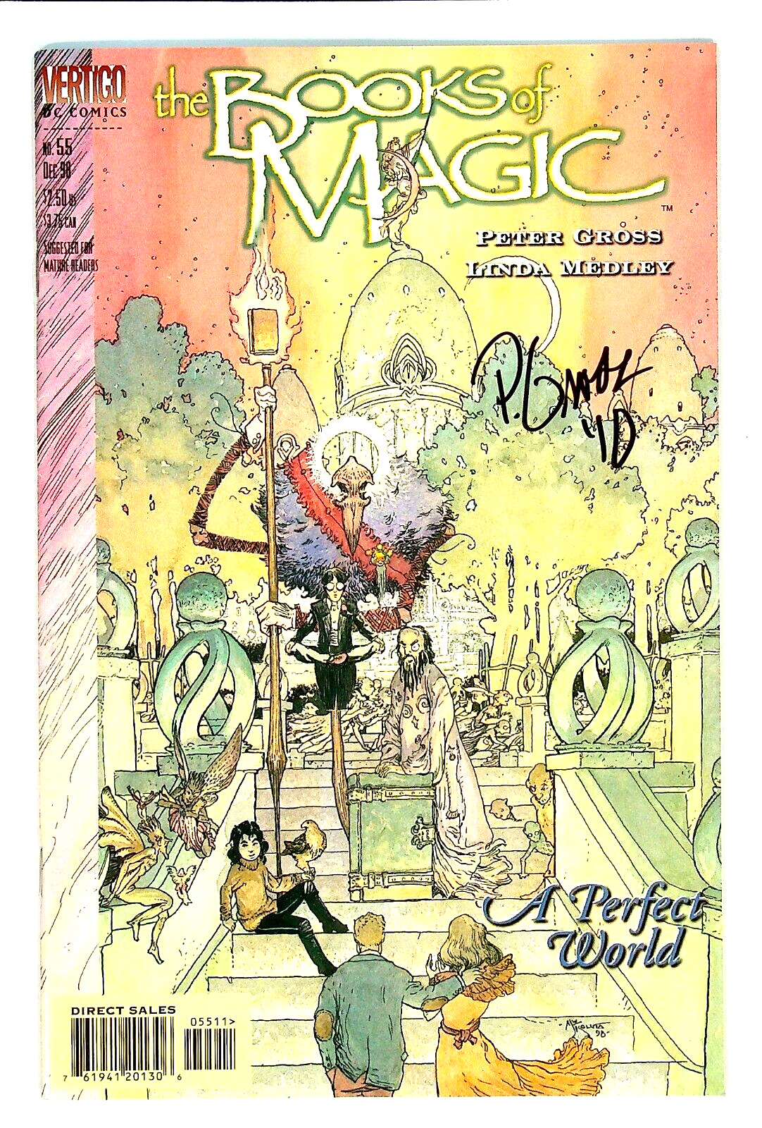 The Books of Magic #55 Signed by Peter Gross Sandman Universe DC Vertigo Comics