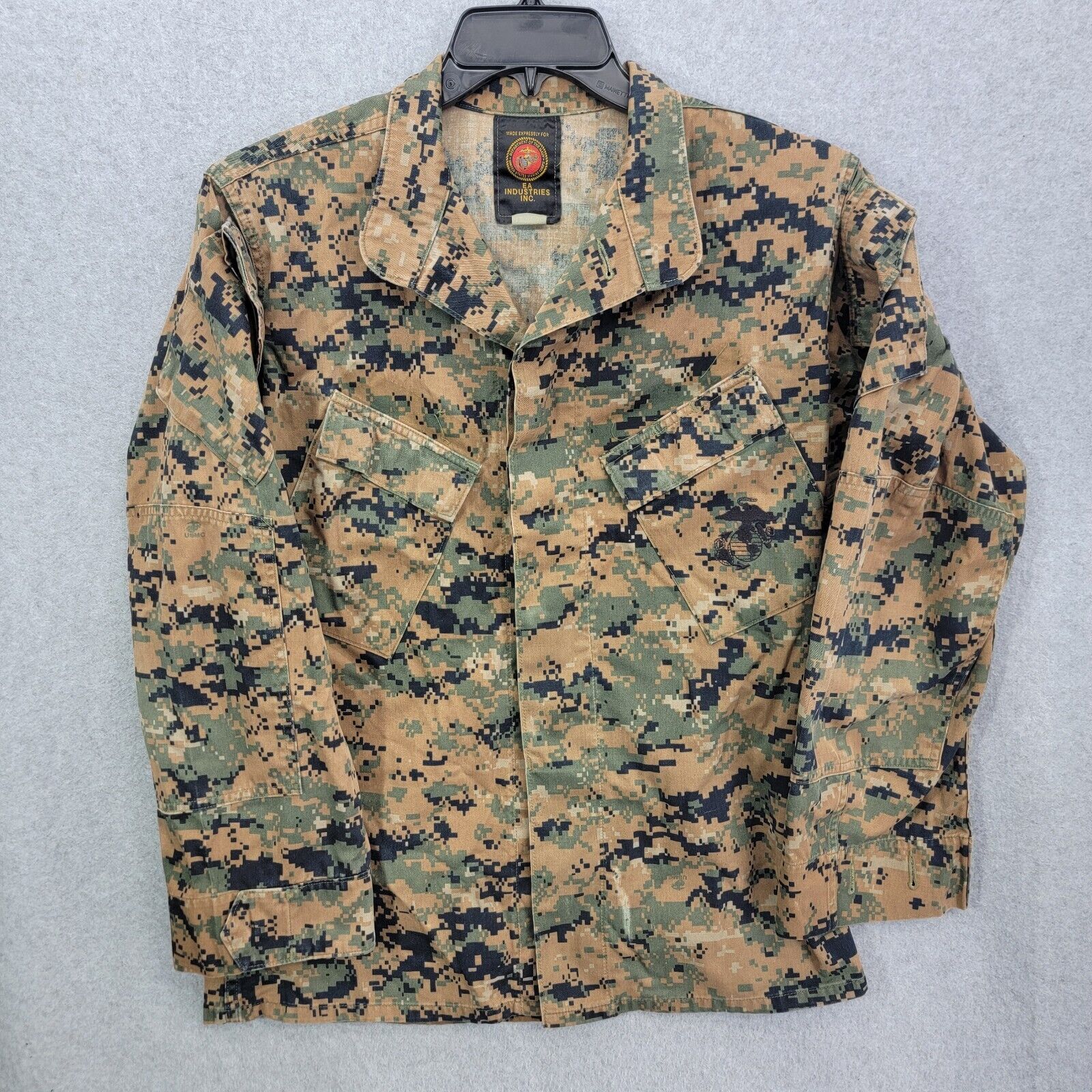 US Navy Woodland Marpat MCCUU Camo Blouse/Jacket Size Small-Reg
