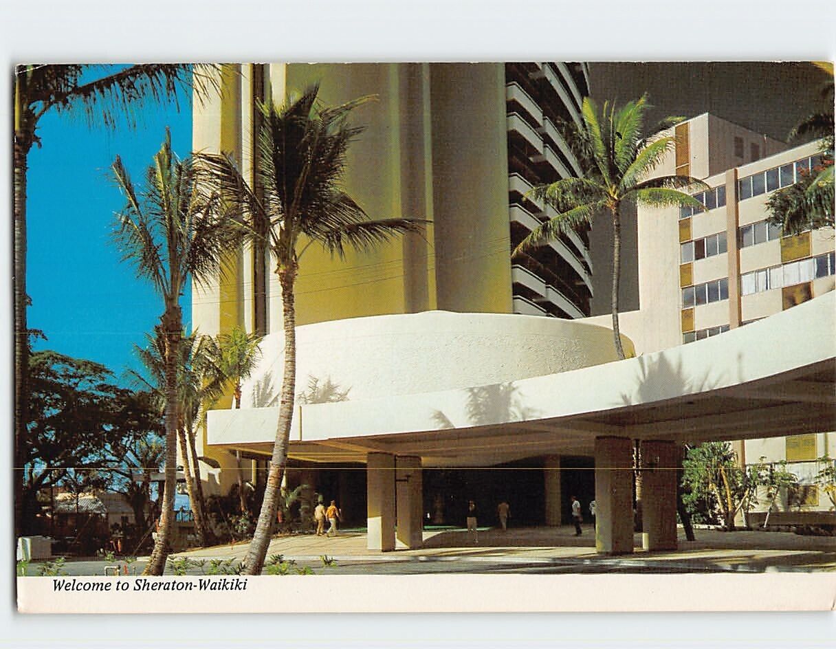 Postcard Sheraton-Waikiki Hawaii USA