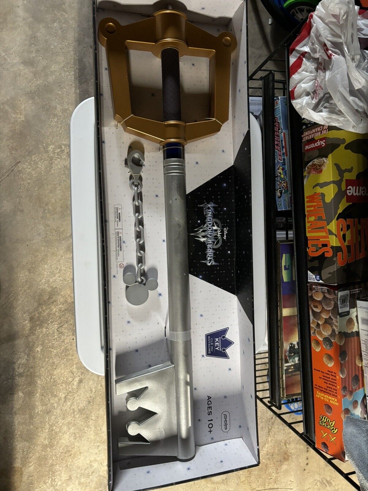 PDP Disney Kingdom Hearts Kingdom Keyblade Full Size Prop