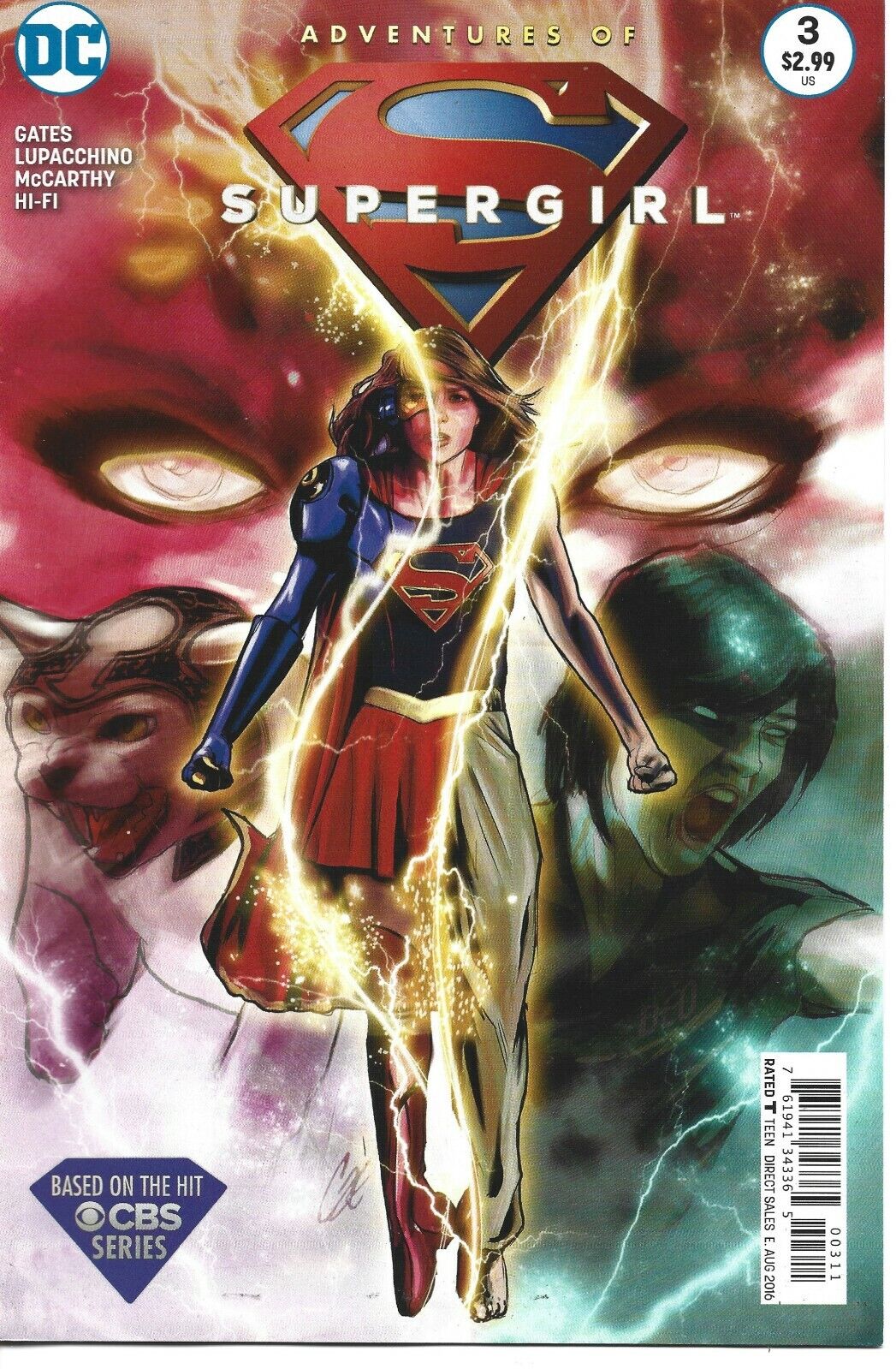 SUPERGIRL #3 DC COMICS 2016 BAGGED AND BOARDED 