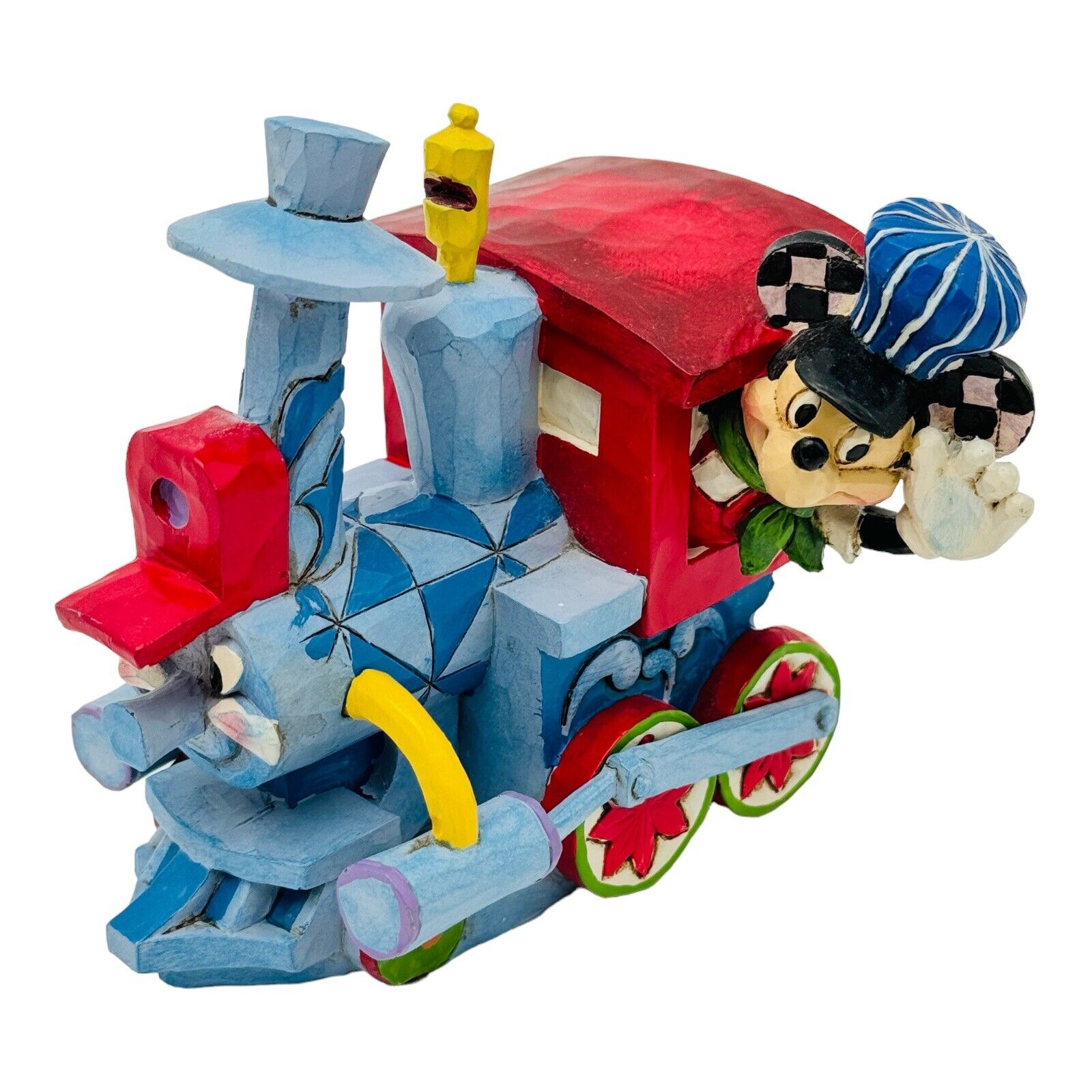 Jim Shore Disney All Aboard The Birthday Train Figurine Mickey Mouse #4043654