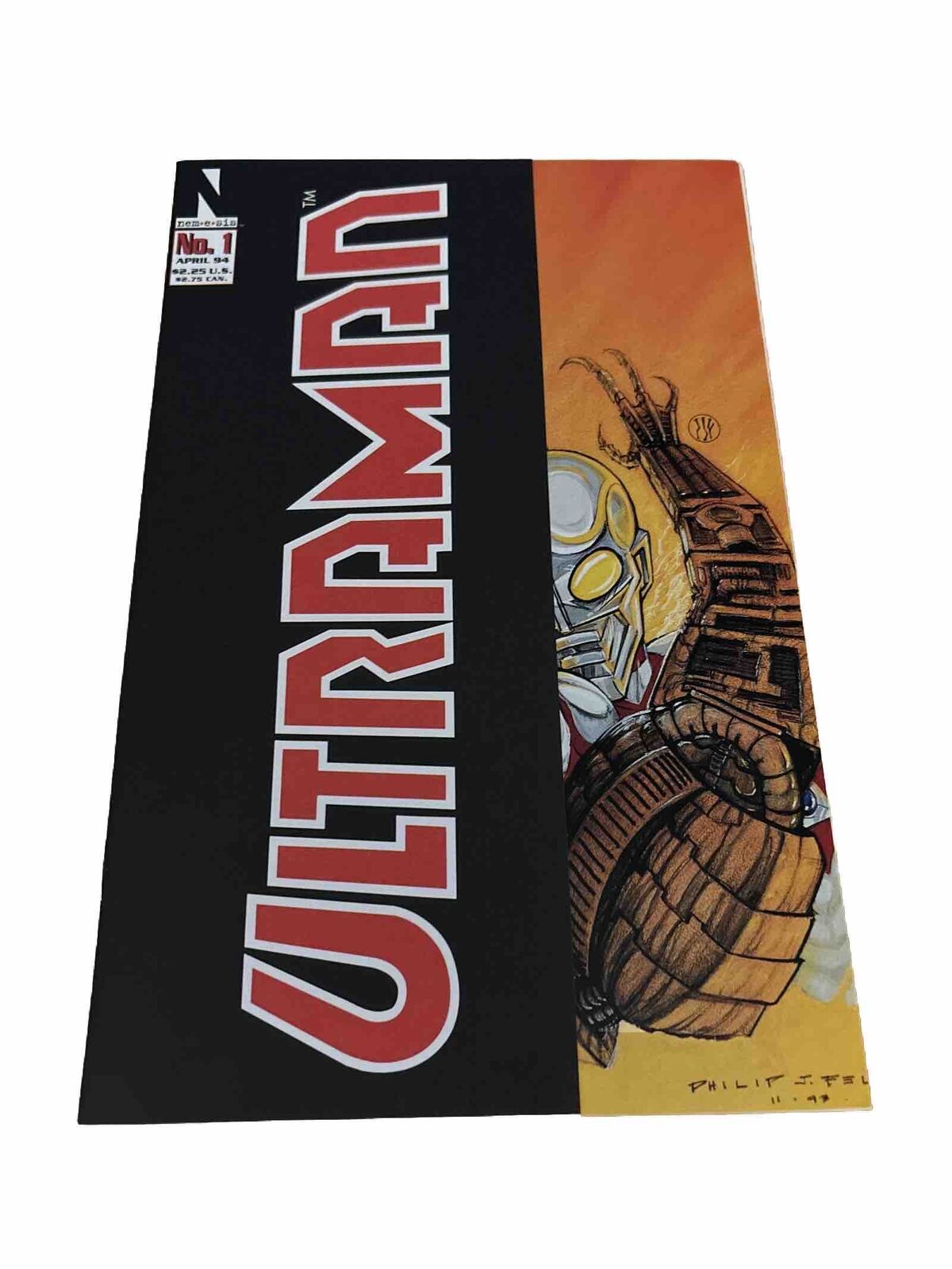 Ultraman #1 (Apr 1994) • Direct Edition Variant • ¾ Wrap-Around Cover NM (box47)