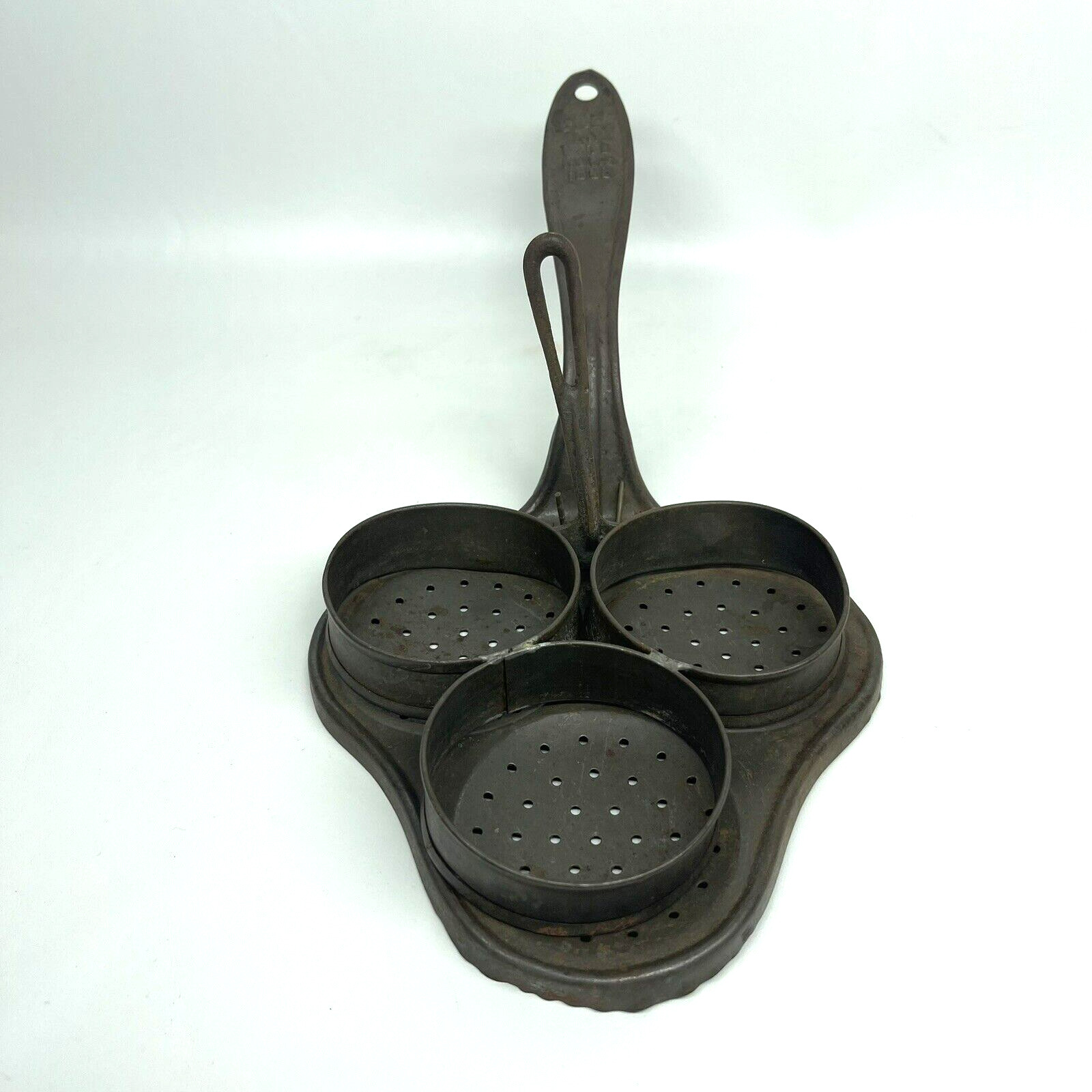 Antique Metal Egg Poacher S and Co New York Patented 1885