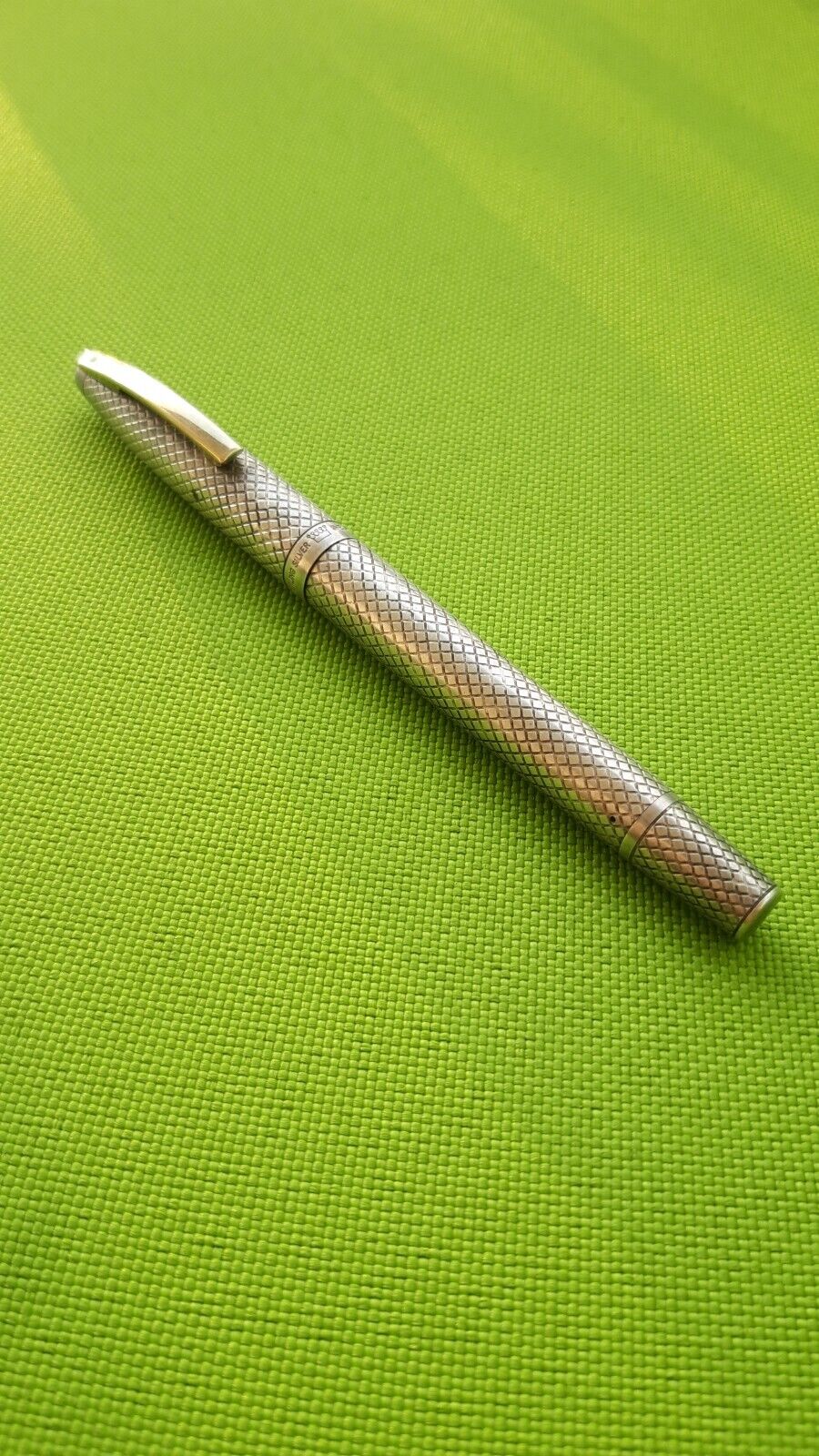 Sheaffer -rare - Imperial sterling silver fountain pen gold nib 14k