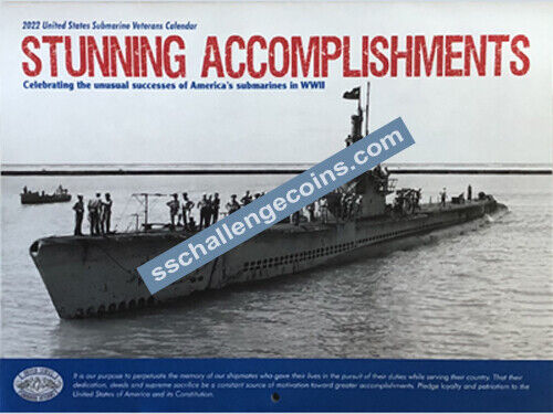 2022 United States Submarine Calendar - Stunning Accomplishments WWII 