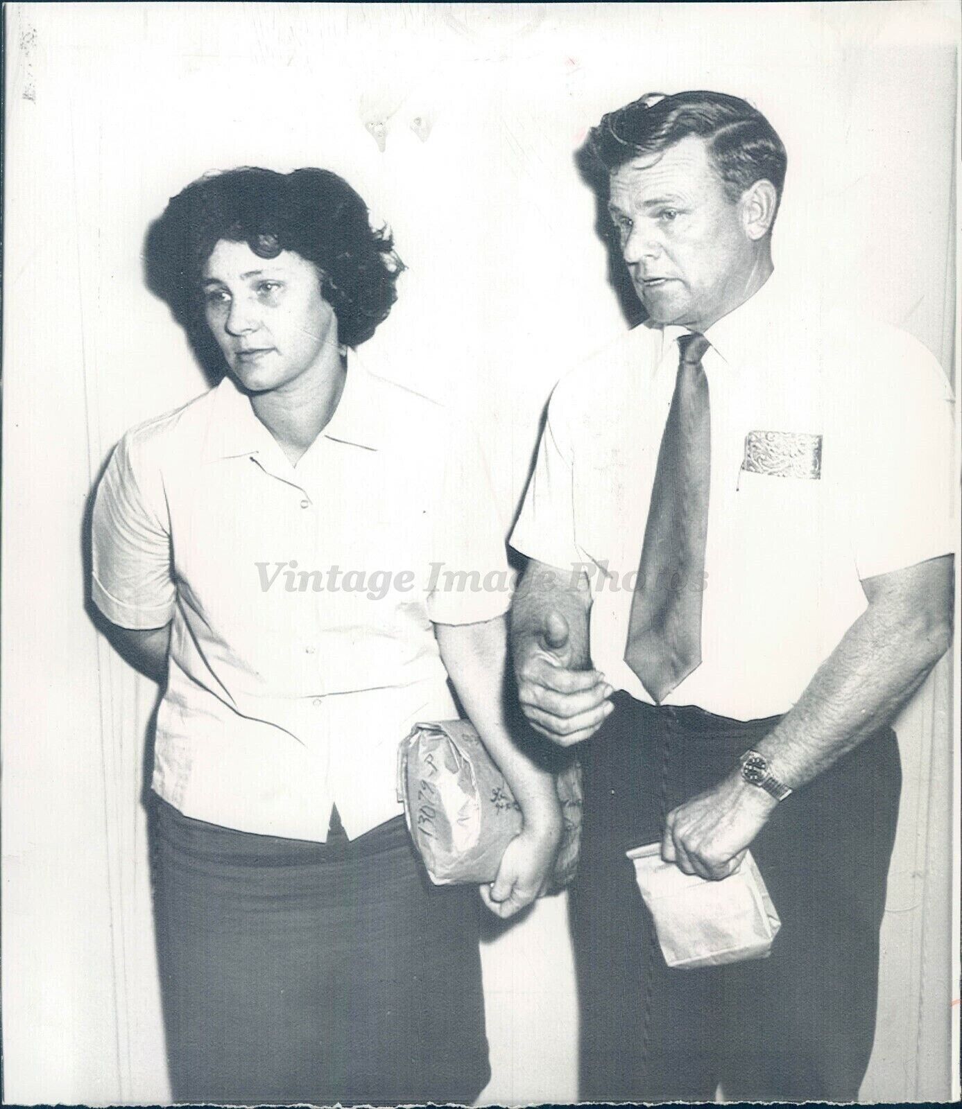 1971 Photo Reverend Calvin Cook Wife Piedmont SC Legal Process Dade County Jail