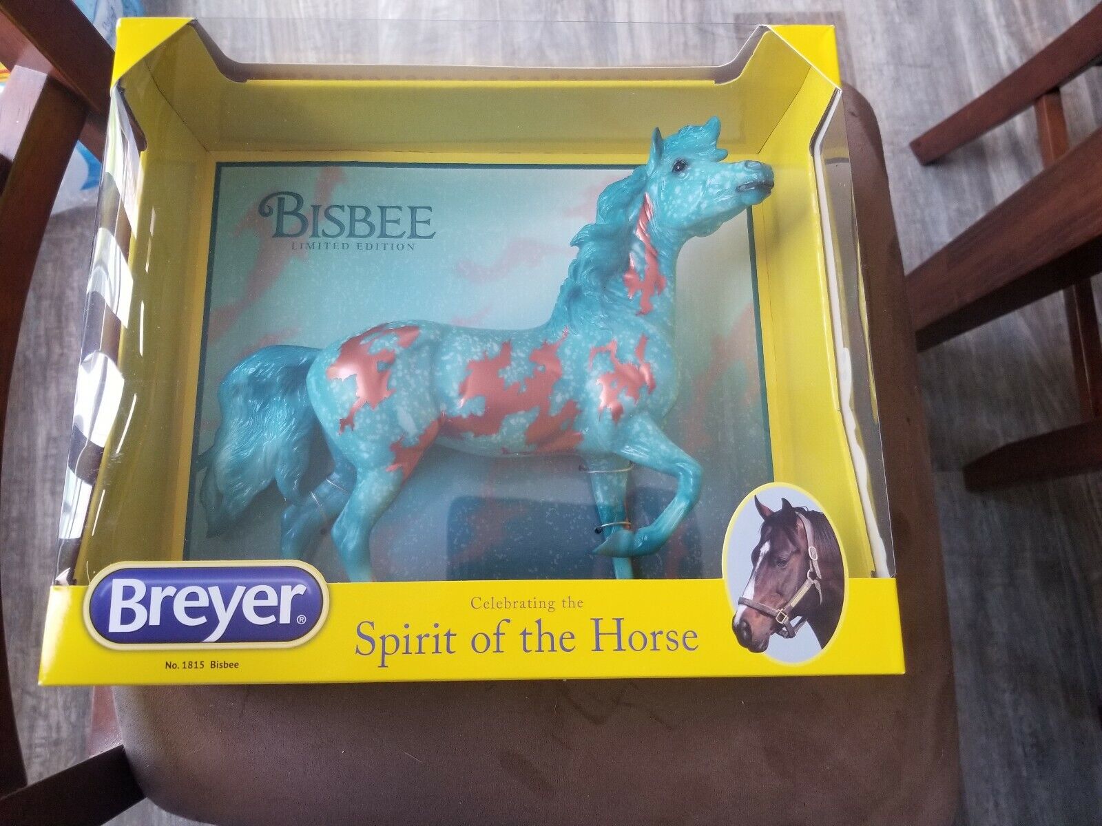 BREYER Bisbee #1815 Limited Edition Special Run turquoise mustang hwin mold