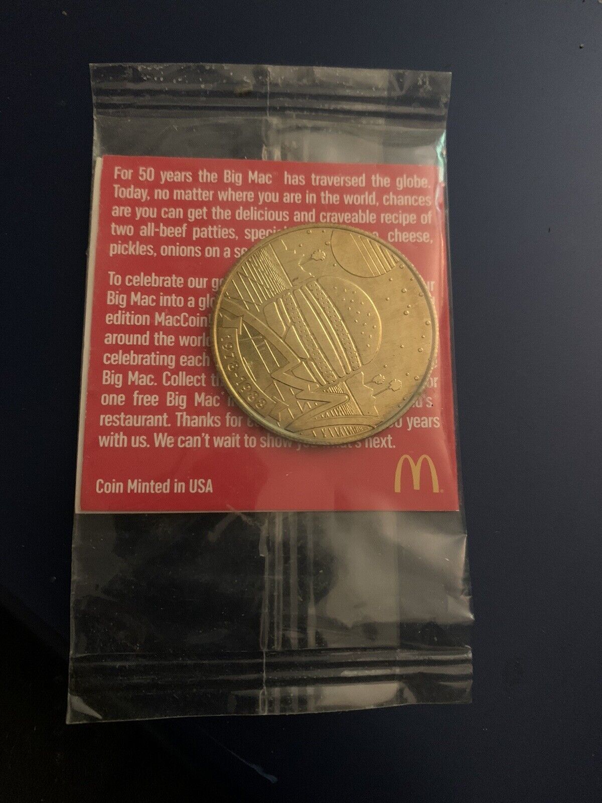 50 Years Of Big Mac Coin 1978 - 1988