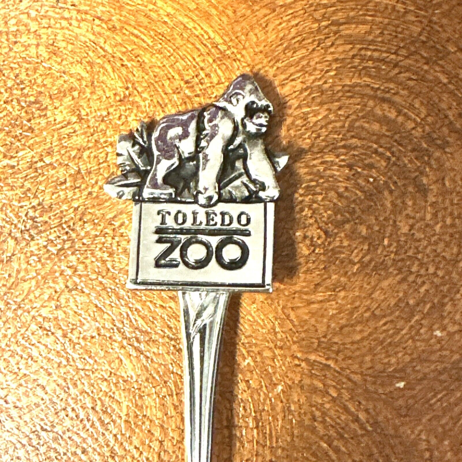 Gorilla Toledo Zoo Vintage Souvenir Spoon Collectible OHIO