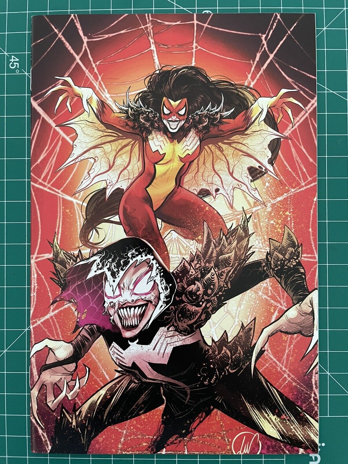 SPIDER-WOMAN #7 2020 LUCAS WERNECK EXCLUSIVE KNULLIFIED VIRGIN VARIANT NM