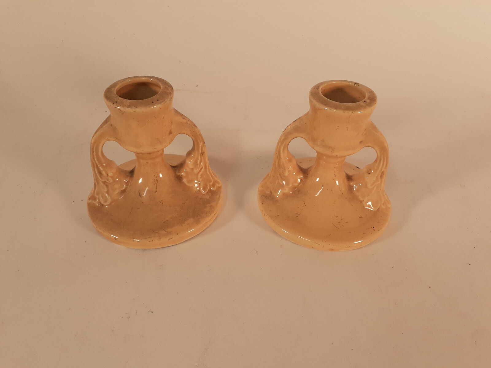 Vintage MCM Neo-Classical Candle Holders, 3 1/2\