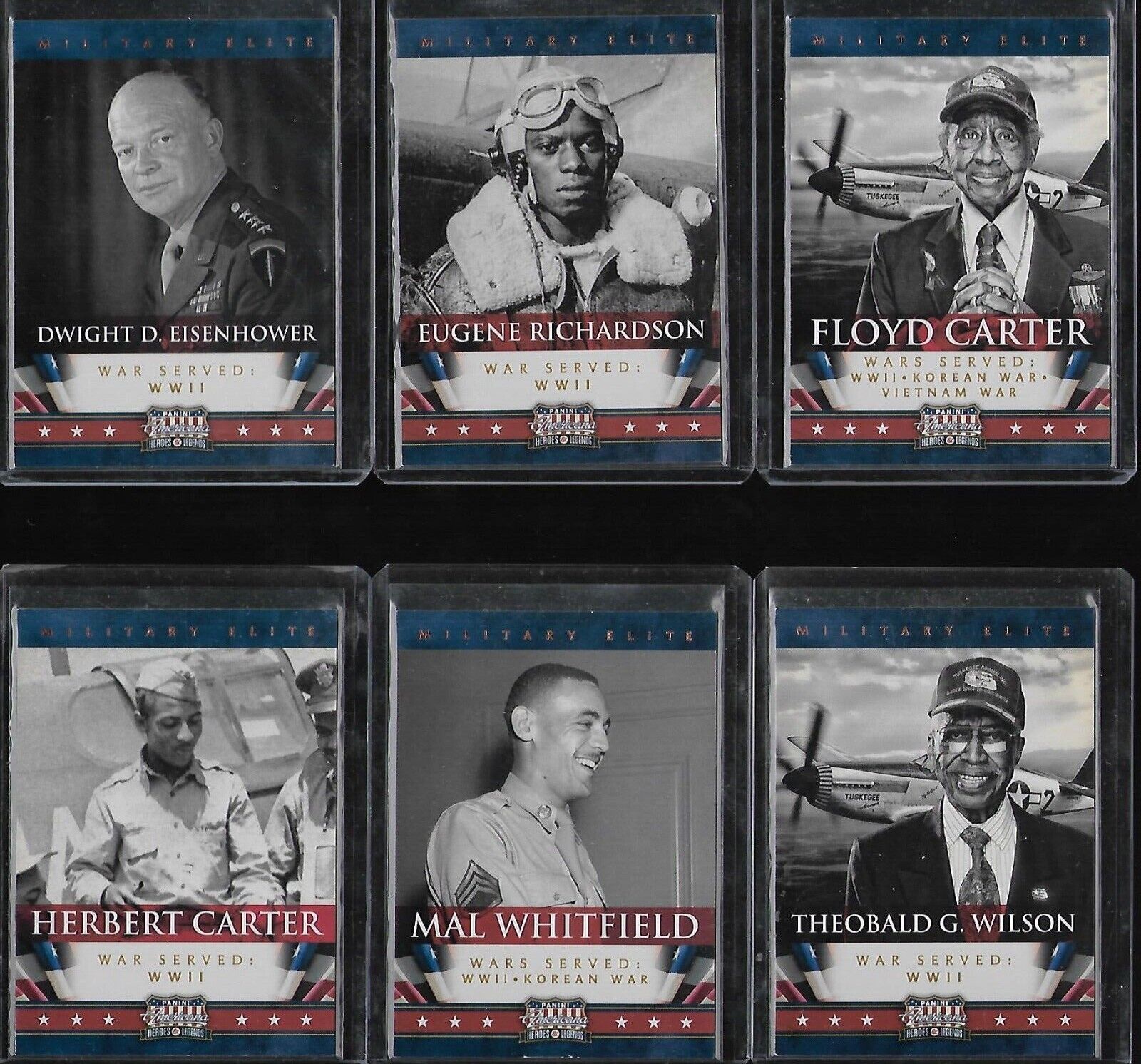 2012 Panini Americana Heroes Legends Military Elite $1 Ship Select Your Card