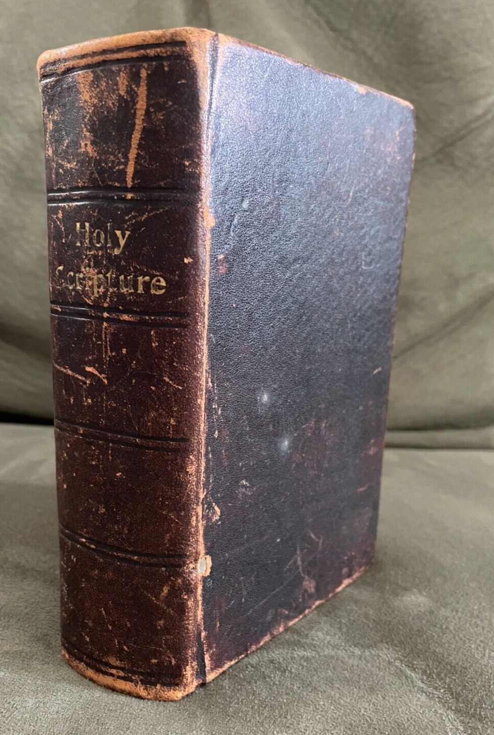 1867 Holy Scripture Plano **RARE** LDS Mormon book