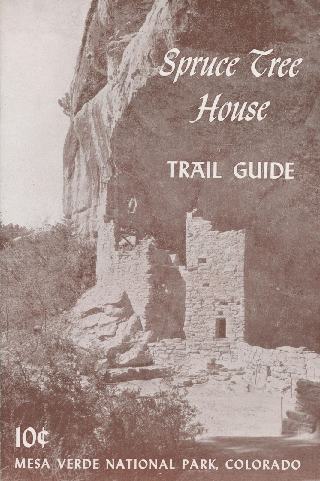 1962 Spruce Tree House Vintage Trail Guide Mesa Verde National Park Colorado USA
