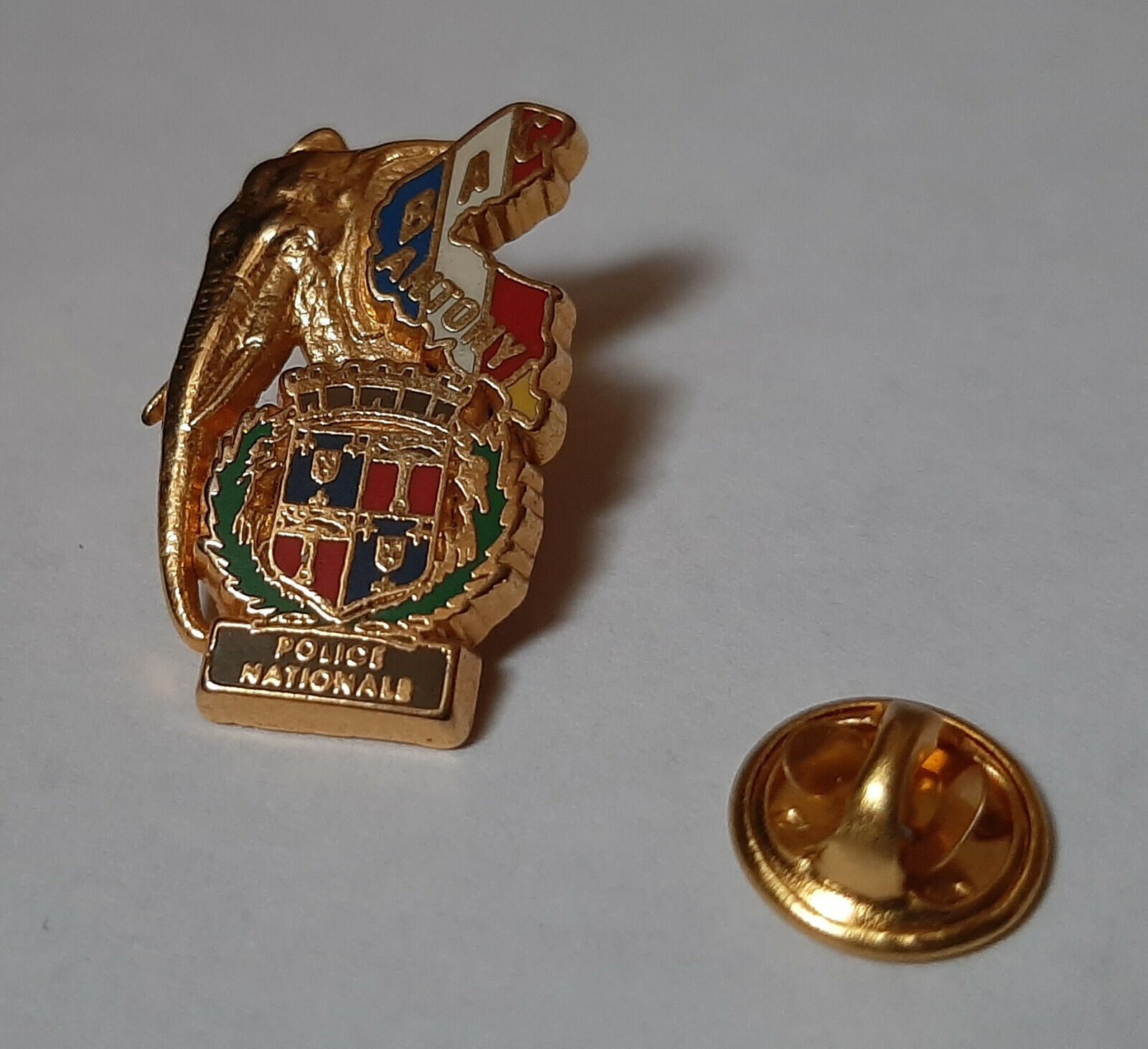 BAC Antony Police / Anti-Crime Brigade Pin (Gold or Silver Choice)