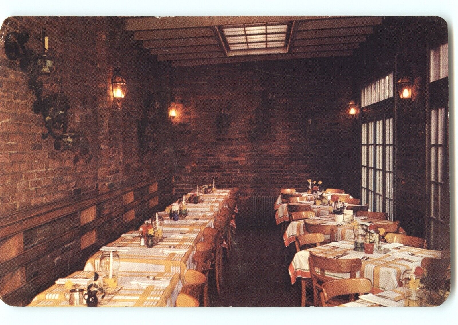 Postcard: Tally Ho Restaurant Dining Room (The Orangerie) - Washington, D.C.