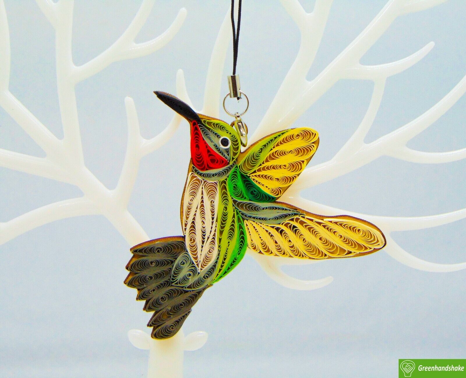 Hummingbird, Christmas Quilling Ornaments Collection, Home Decorations