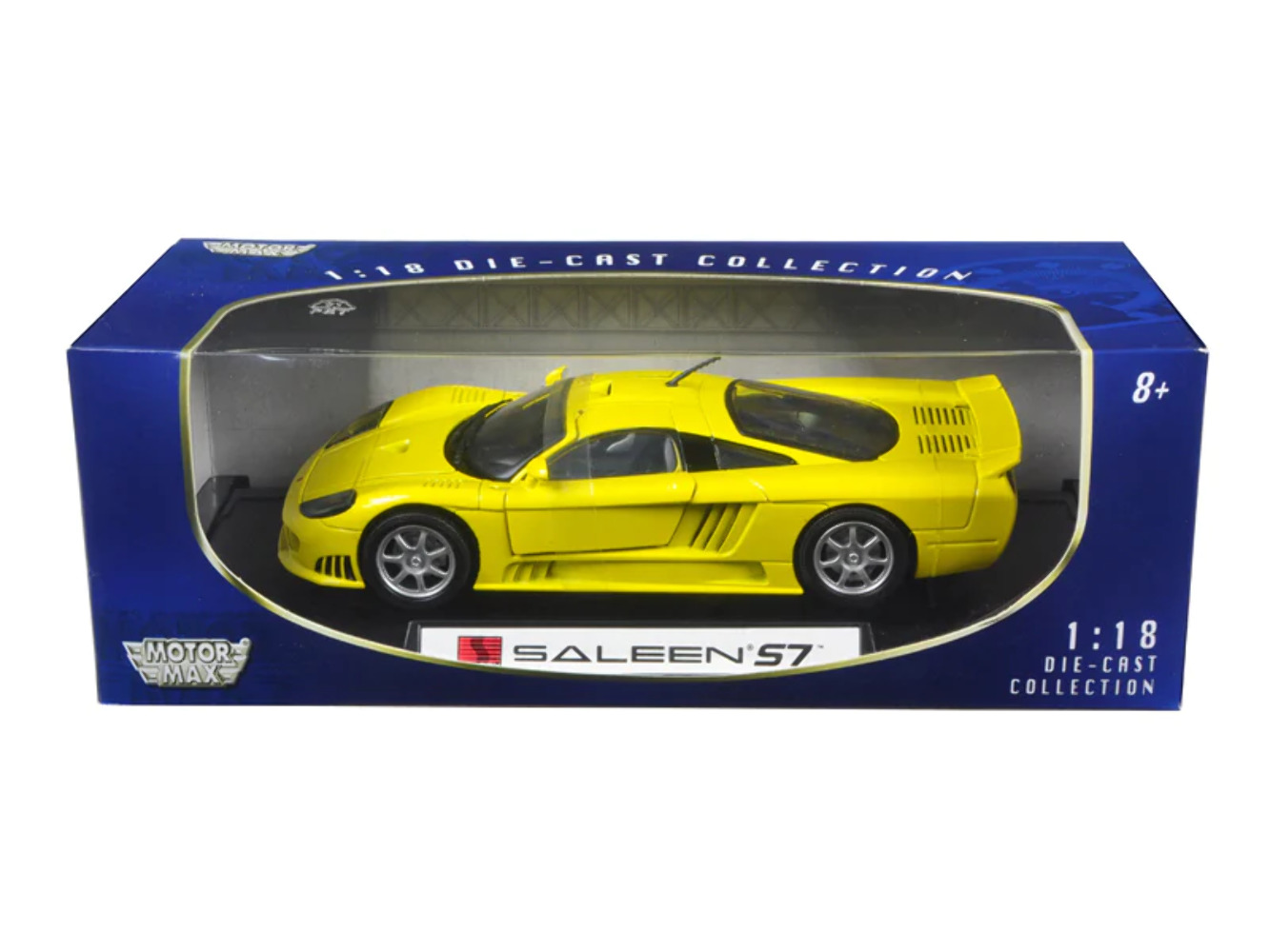 Saleen S7 Yellow 1/18 Diecast Model Car