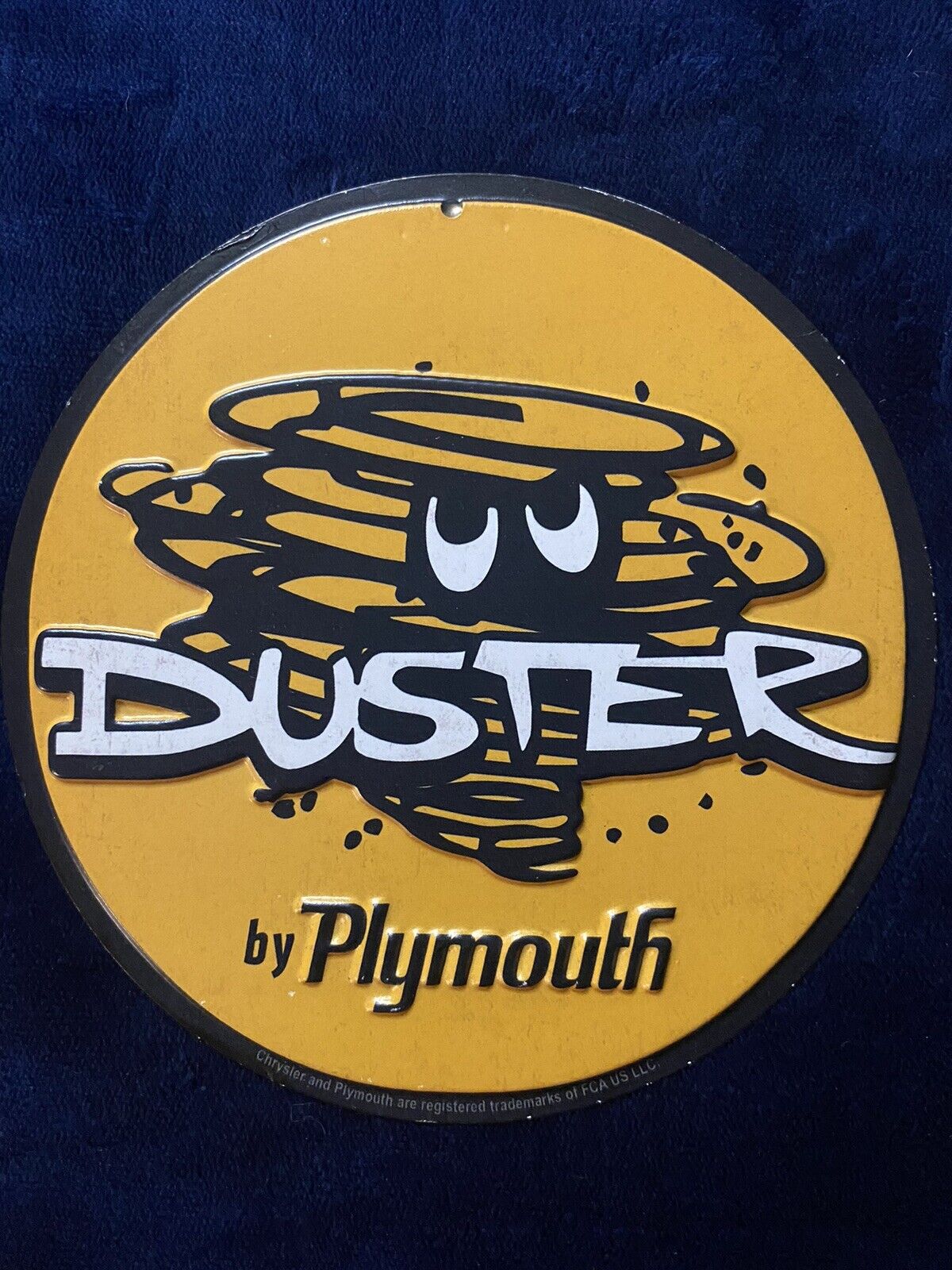 Plymouth DUSTER - Embosssd Metal Sign - Vintage Reproduction 
