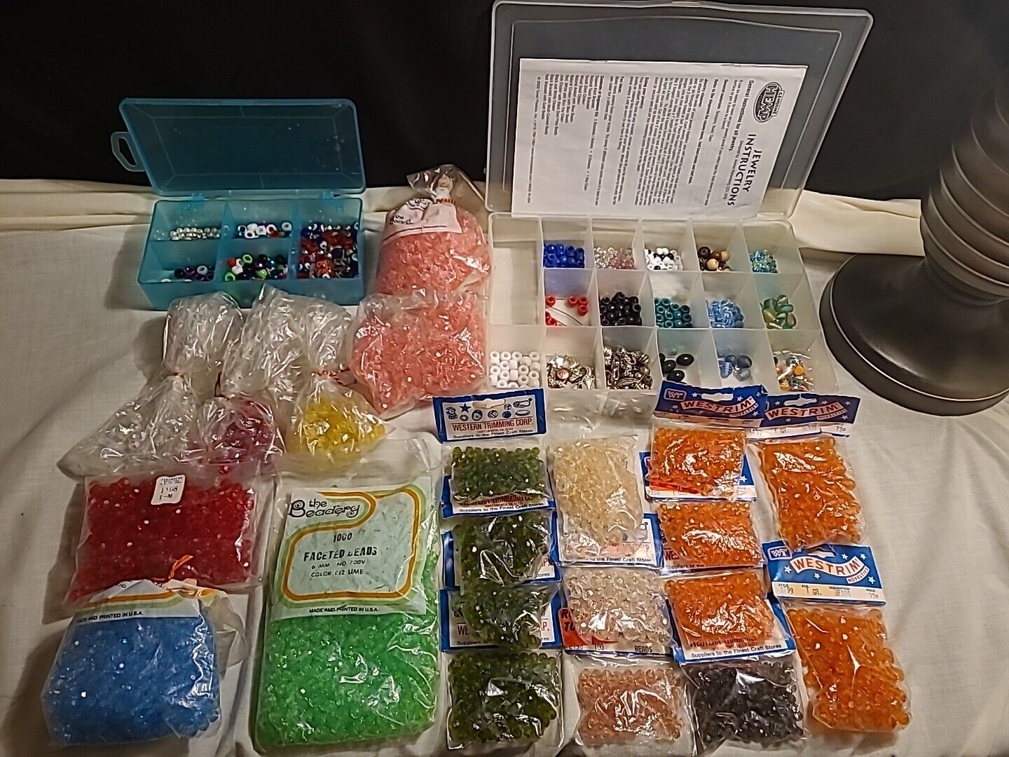 Huge Lot Of Misc. Beads For Arts & Crafts 