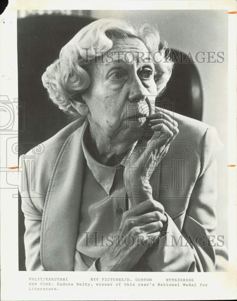 1980 Press Photo Eudora Welty winner of this years National Medal for Literature