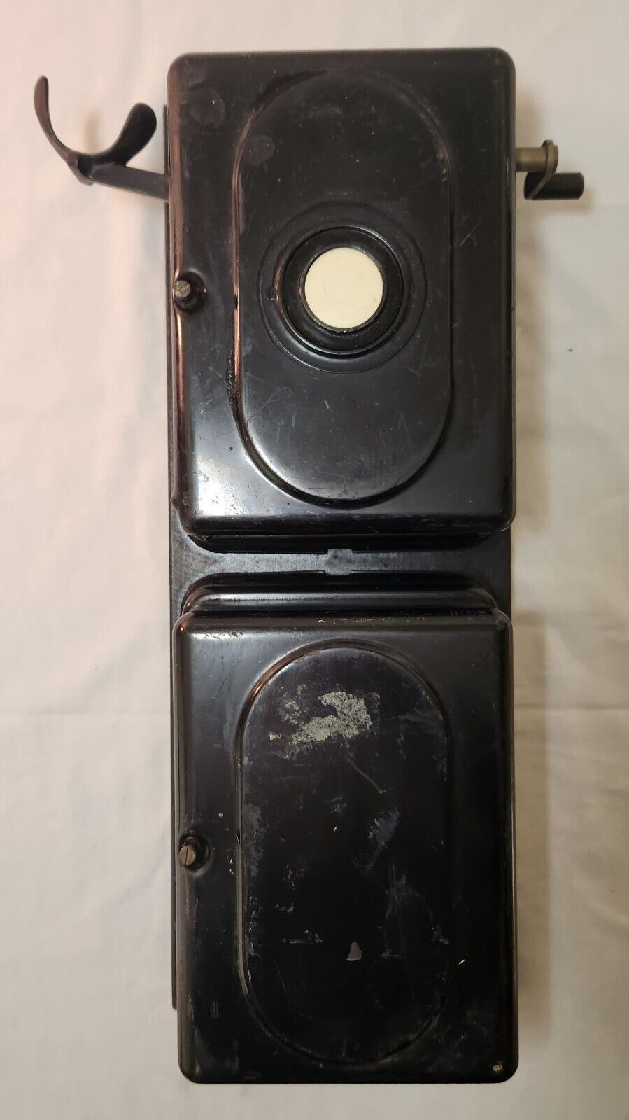 Antique Automatic Electric Telephone Ringer Bell Crank Battery Box 