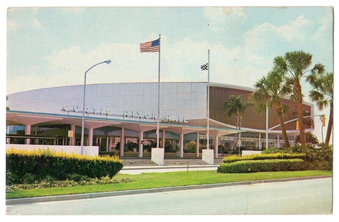 Tampa Florida c1965 Curtis Hixon Hall, sports arena demolished 1993, Norman Six