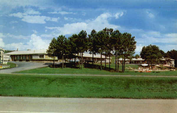 Hapeville,GA Sylvan Motel Fulton County Georgia Virgil Baker\'s Studio Postcard