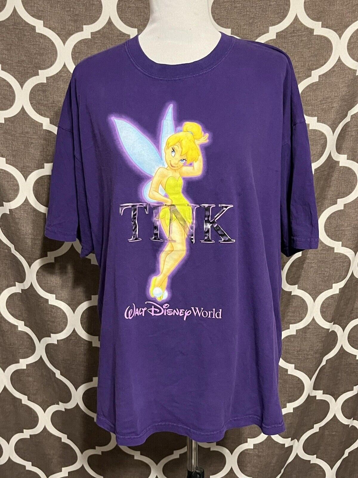 Vintage 90s Walt Disney World Tinker Bell Sassy TINK T-Shirt Women’s Size 1X/2X