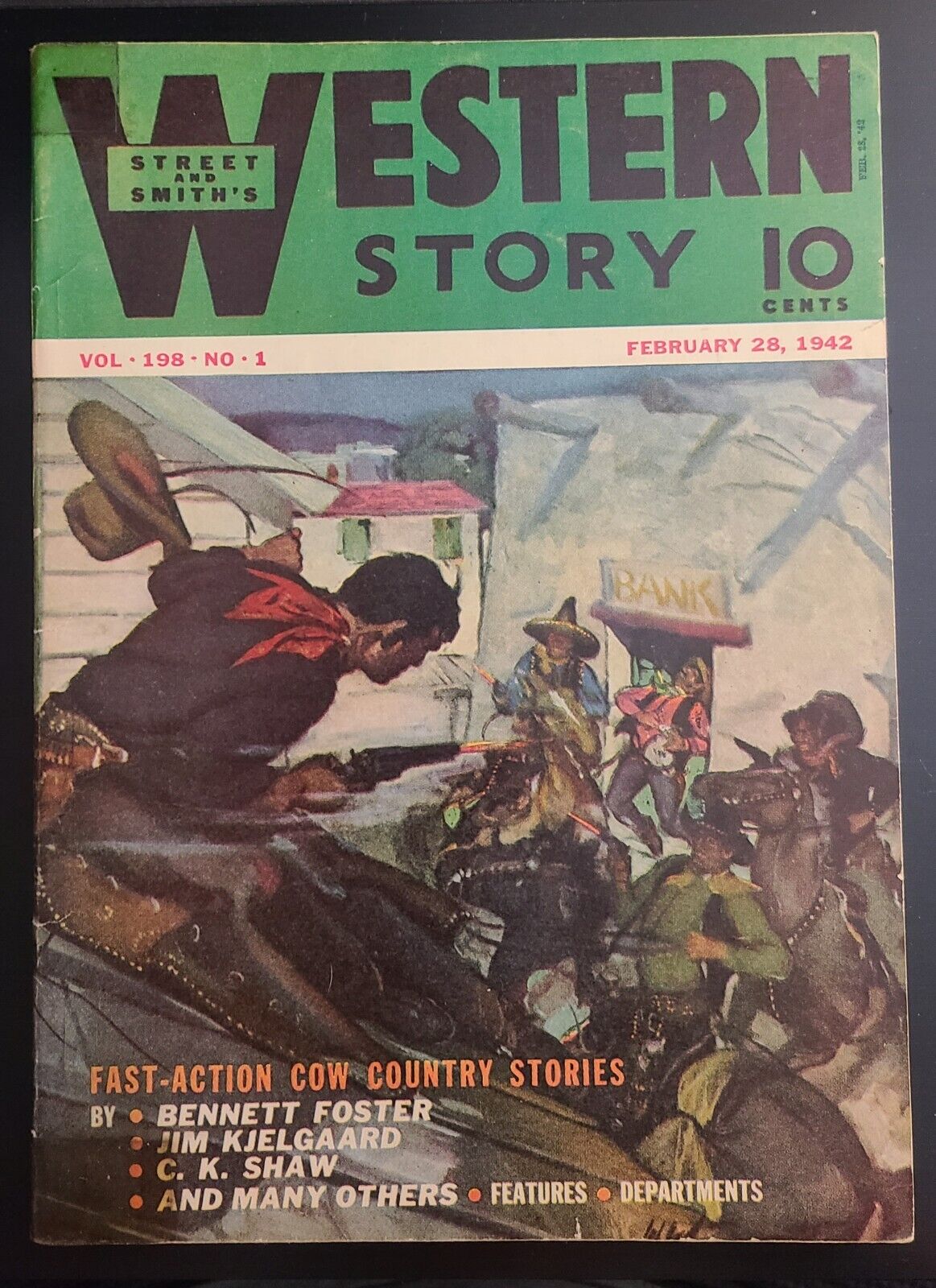 Western Story Magazine Pulp 1st Series Feb 28 1942 Vol. 198 #1