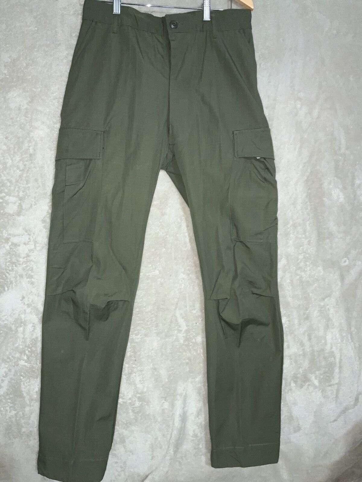 VINTAGE 70s Vietnam US Army Cold Weather Field Trousers Pants Men's OG 107 30x32