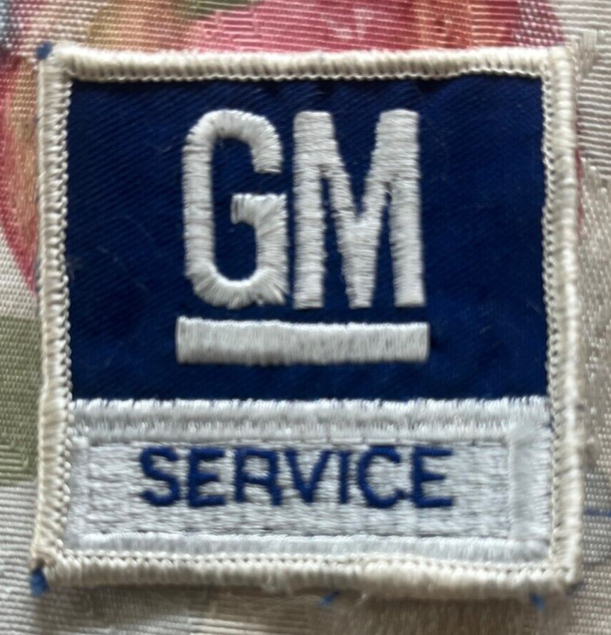 VINTAGE GM patch GM Sign General Motors NOS GM Patch Sign