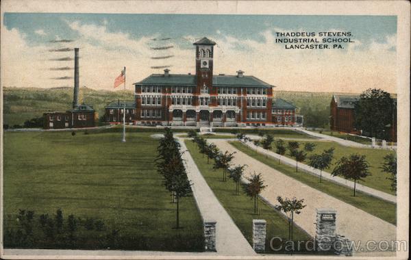 1921 Lancaster,PA Thaddeus Stevens Industrial School Pennsylvania Postcard